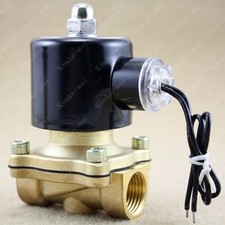 Electroválvula Eléctrica 12V DC 1/2" Agua Gas Diesel