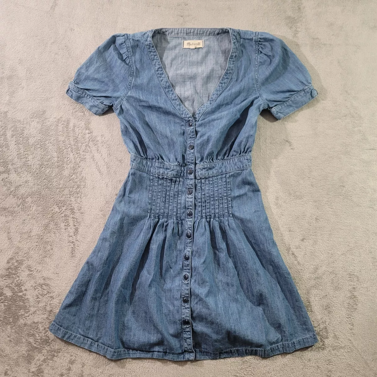 Denim top daylily dress