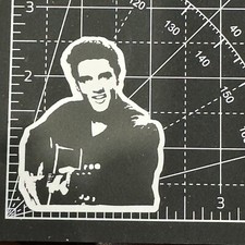 ELVIS playing His GUITAR Logo Vinyl Decal Sticker Bomb Skateboard Bikes Pop