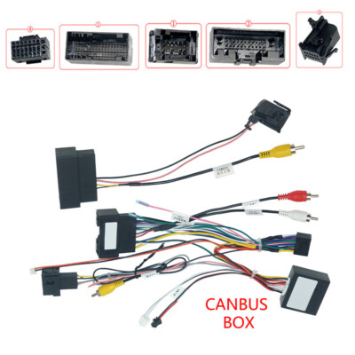 16Pin Car Radio Wiring Harness + Canbus Box For Ford Edge 2015-18 Explorer 2018+