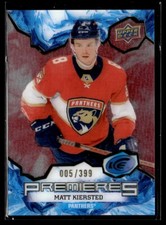 2021-22 Upper Deck Ice Red Matt Kiersted 005/399 Florida Panthers #200