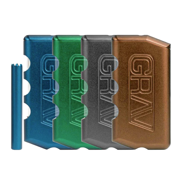 GRAV Aluminum Dugout One Hitter Taster Pipe, Grinder & Carry Case *SHIPS ASAP*
Opens in a new window