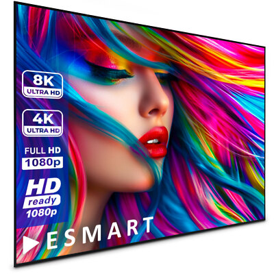 ESMART Expert UKD Tageslicht Rahmen Leinwand 160 x 90 cm (72'') 16:9