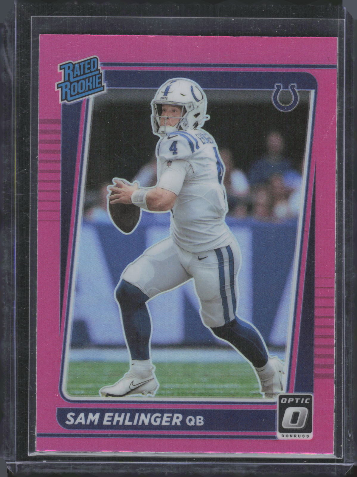 2021 Donruss Optic Pink #246 Sam Ehlinger RR