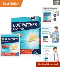 Effective 7 mg Patches - Behavioral Support System 30 Count for Quitting Aids
