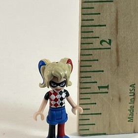 Lego Batman Harley Quinn minifigure 41231 DC Comics Super Hero Girls VGUC C16-3 