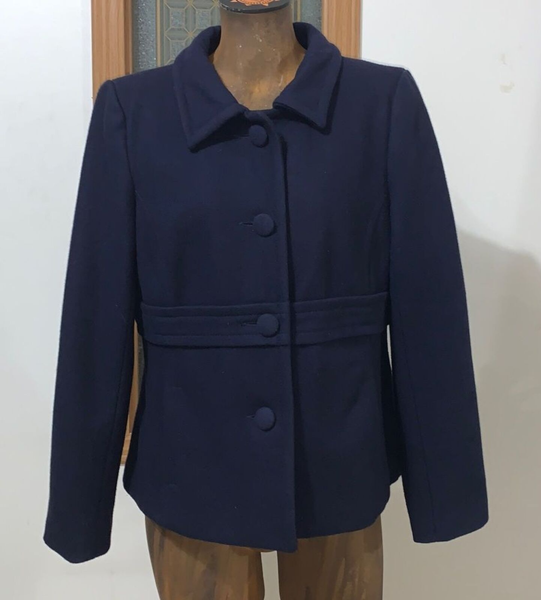 Navy Pea Coat Navy Wool Jacket Womens Women's Pea Coat For Ladies