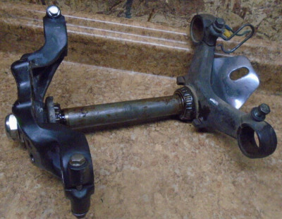 1981 Honda CX500 CX 500 C CX500C Custom Triple Tree Fork Clamp Handlebar Mount  