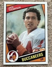 1984 Topps Jack Thompson  Tampa Bay Buc’s RC Card #372