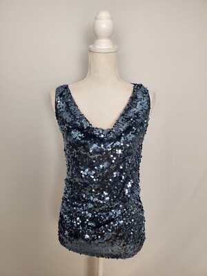 dress barn sequin tops Dressbarn-Top 2X-Bell Sleeves-Tunic-Sequin Centerpiece in Front-Made in USA