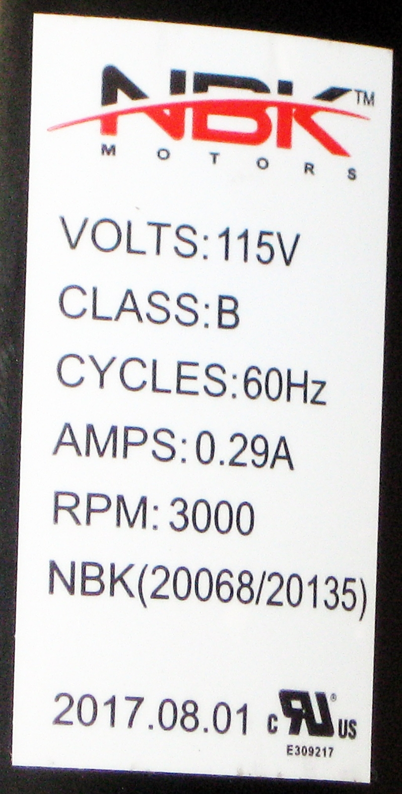 Pellet Stove Combustion Exhaust Blower Motor for Whitfield 12156009.