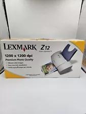 New Old Stock Lexmark Z12 Color Jet Printer 1200dpi Photo Quality 17E0285