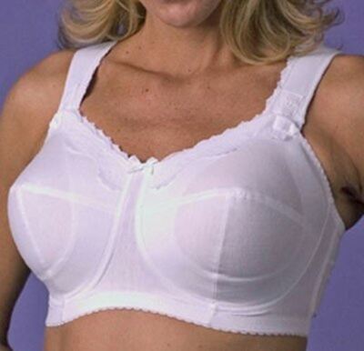 Fancee Free Soft Cup Nursing MATERNITY Bra EXTRA SUPPORT 94305 White - 40M A610