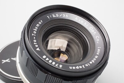 Asahi Pentax Auto Takumar 35mm f/3.5 Lens Early Model, For M42