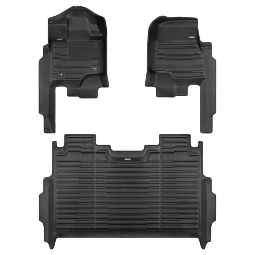 TuxMat Floor Mats for Ford F150 SuperCrew without Rear Seat Storage- 2021-2024 - Picture 1 of 7