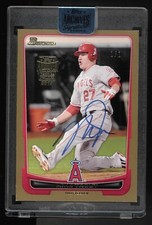 Mike Trout 2018 Topps Archives Buyback Auto 1/1 2012 Bowman #34