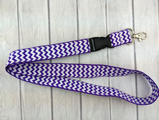 Lanyard for Keys Lanyard ID Badge Holder Chevron Key Chain Stocking stuffer