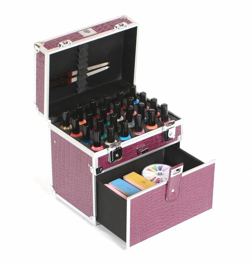 Urbanity nail polish varnish bottle beauty cosmetic makeup case box purple