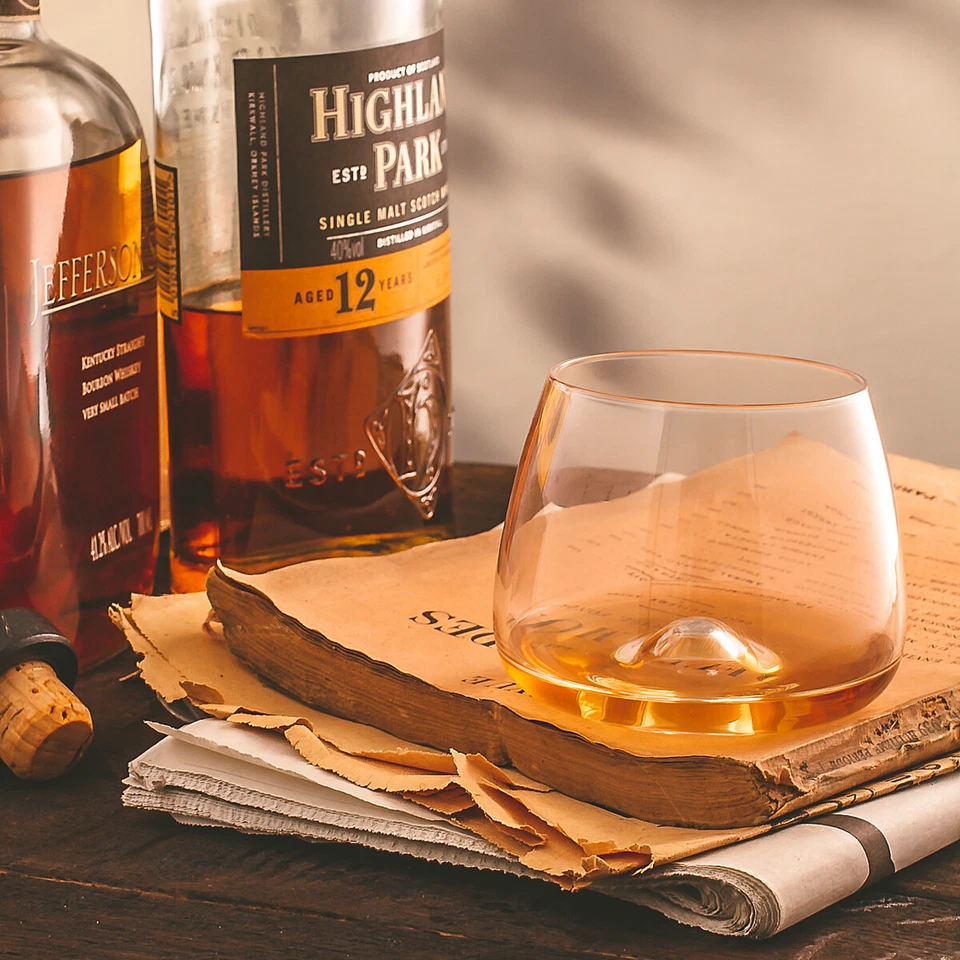 Vortex Crystal Whiskey Tasting Glasses Bar Gift Scotch Bourbon Snifter Tumblers - Image 3 of 4