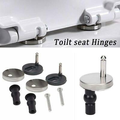 1Pair Quality Quick Toilet Seat WC Fittings Release Kit Hinges Top fix
