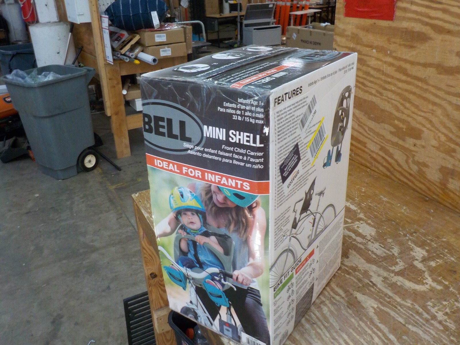 bell shell front child carrier