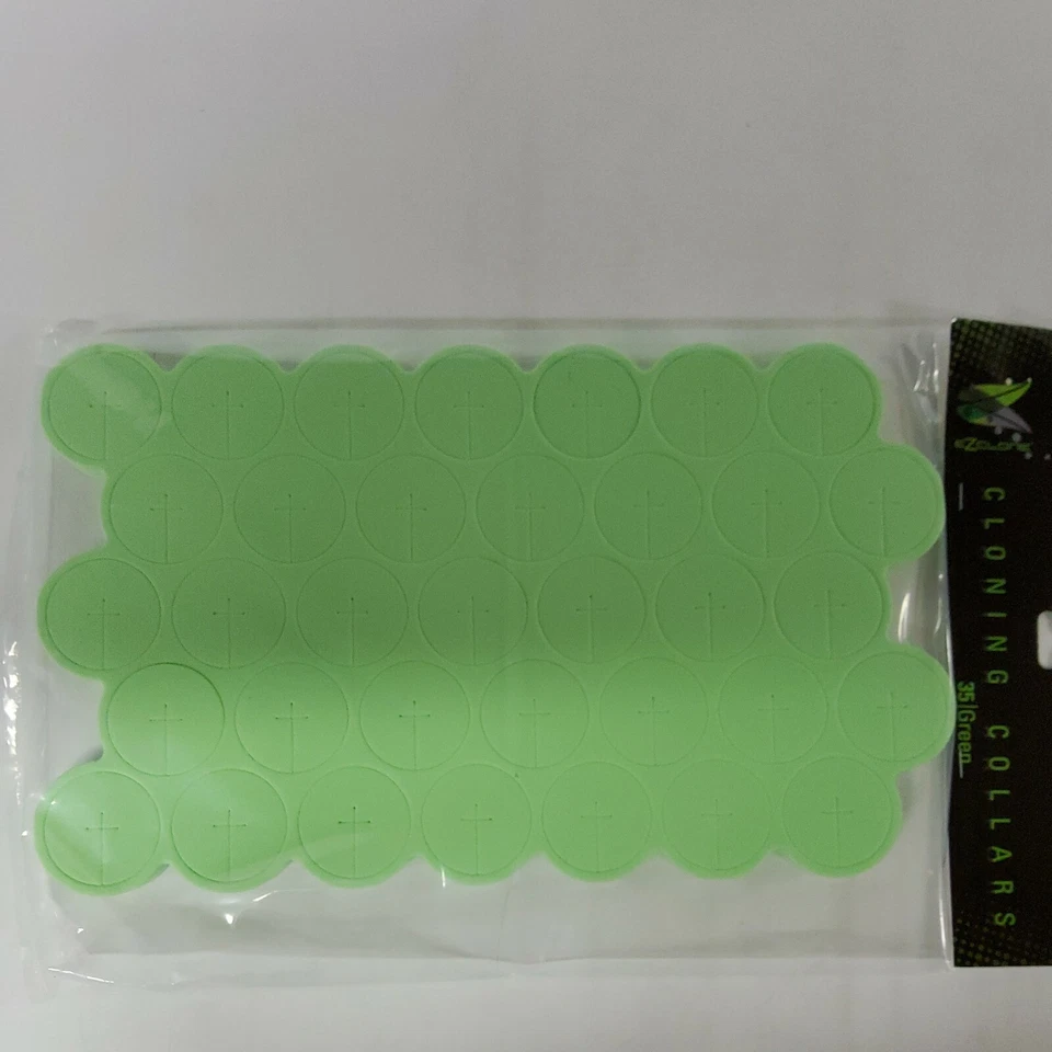 Paquete de 35 collares de clonación blandos EZ-Clone verdes  Foto 2 de 4