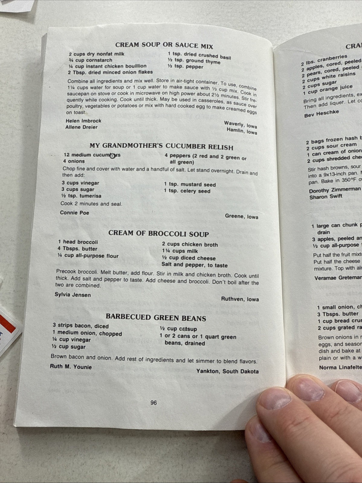 Iowa Holiday Cookbook Christmas ethnic VTG Dutch Raisin cookie Danish Abelskiver