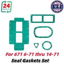 Seal Gaskets Kit For 671 6-71 Thru 14-71 Blower Supercharger 5 Pieces