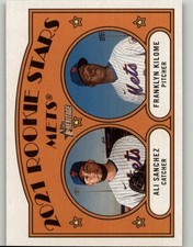 2021 Topps Heritage Rookie Stars Ali Sanchez Franklyn Kilome #155 Mets