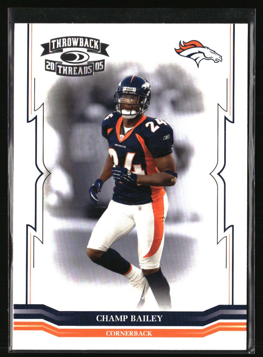 2005 Donruss Throwback Threads #46 Champ Bailey