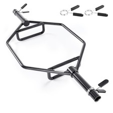 Uimoso Hex Bar for Weightlifting - Squats, Shrugs, Deadlifts, 2in Grip