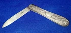 Antique Gorham Sterling Silver Folding Fruit Knife 5 3/8"