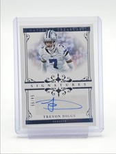 TREVON DIGGS 2025 NATIONAL TREASURES SIGNATURES COWBOYS AUTO /99 Q5466