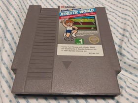 Nintendo Entertainment System (NES) gioco Athletic World. 