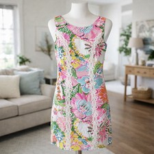 Lilly Pulitzer Target 20th Anniversary Nosey Posie Shift Dress Women’s Size 8