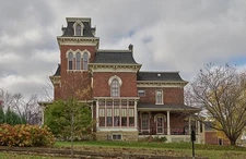 Minneso, 1867 French Second Empire-style Philander Sprague House Red Wing