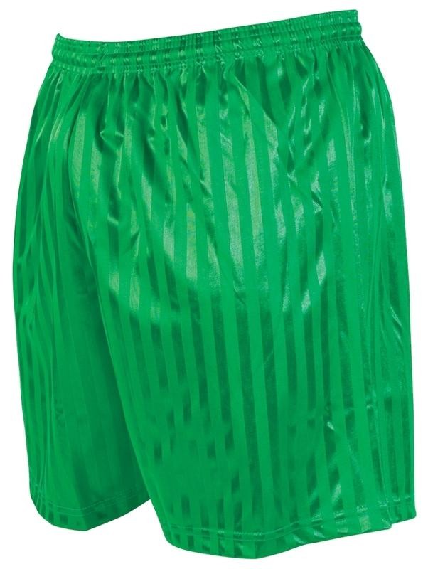 Precision Striped Continental Football Shorts Adult M 34-36" Green M 34-36" Gree