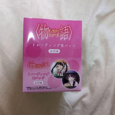 Monogatari Series Trading Pins 1 Box 10 Types Metal Pin