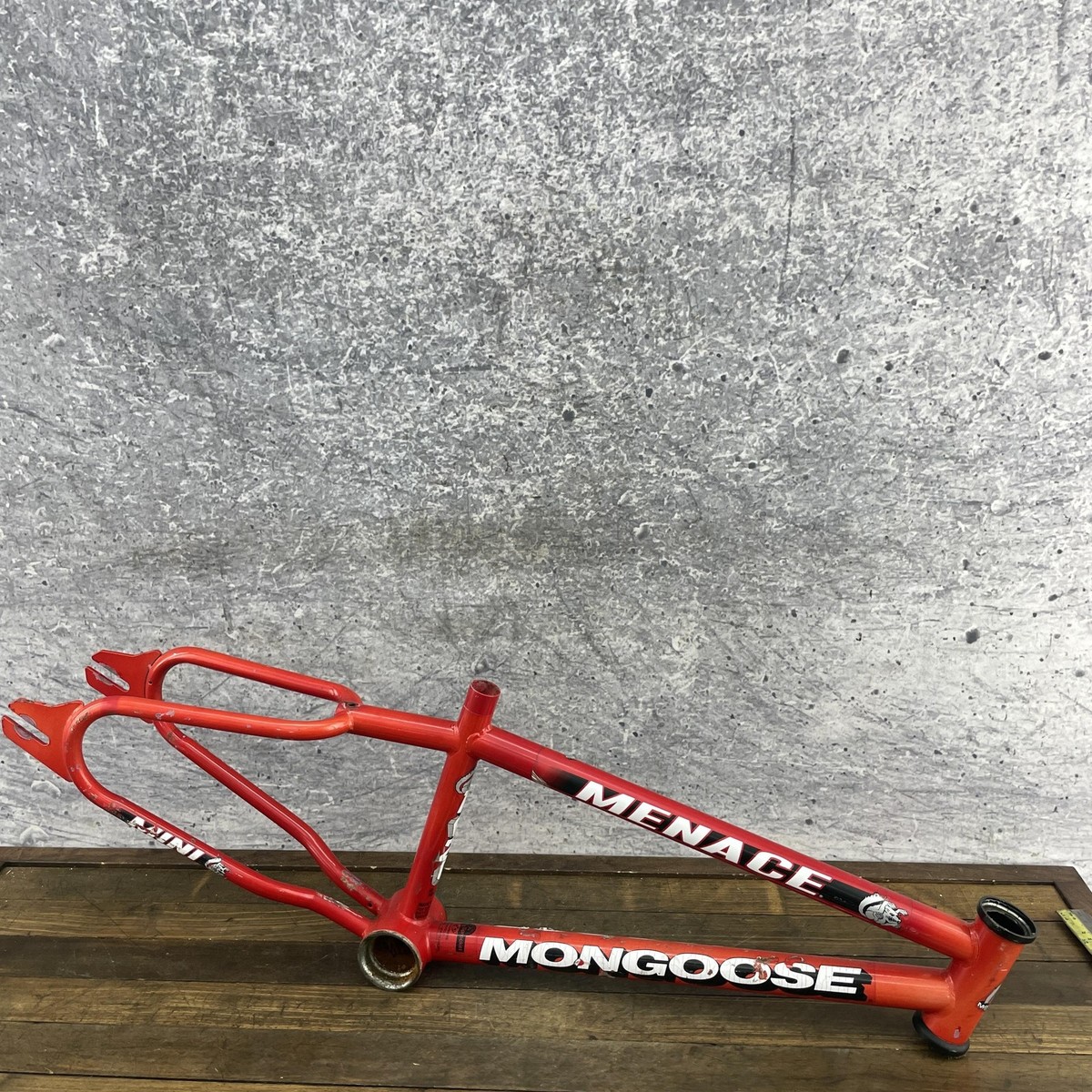 Mongoose Menace MINI BMX Frame Red Looptail OG Vintage Old School