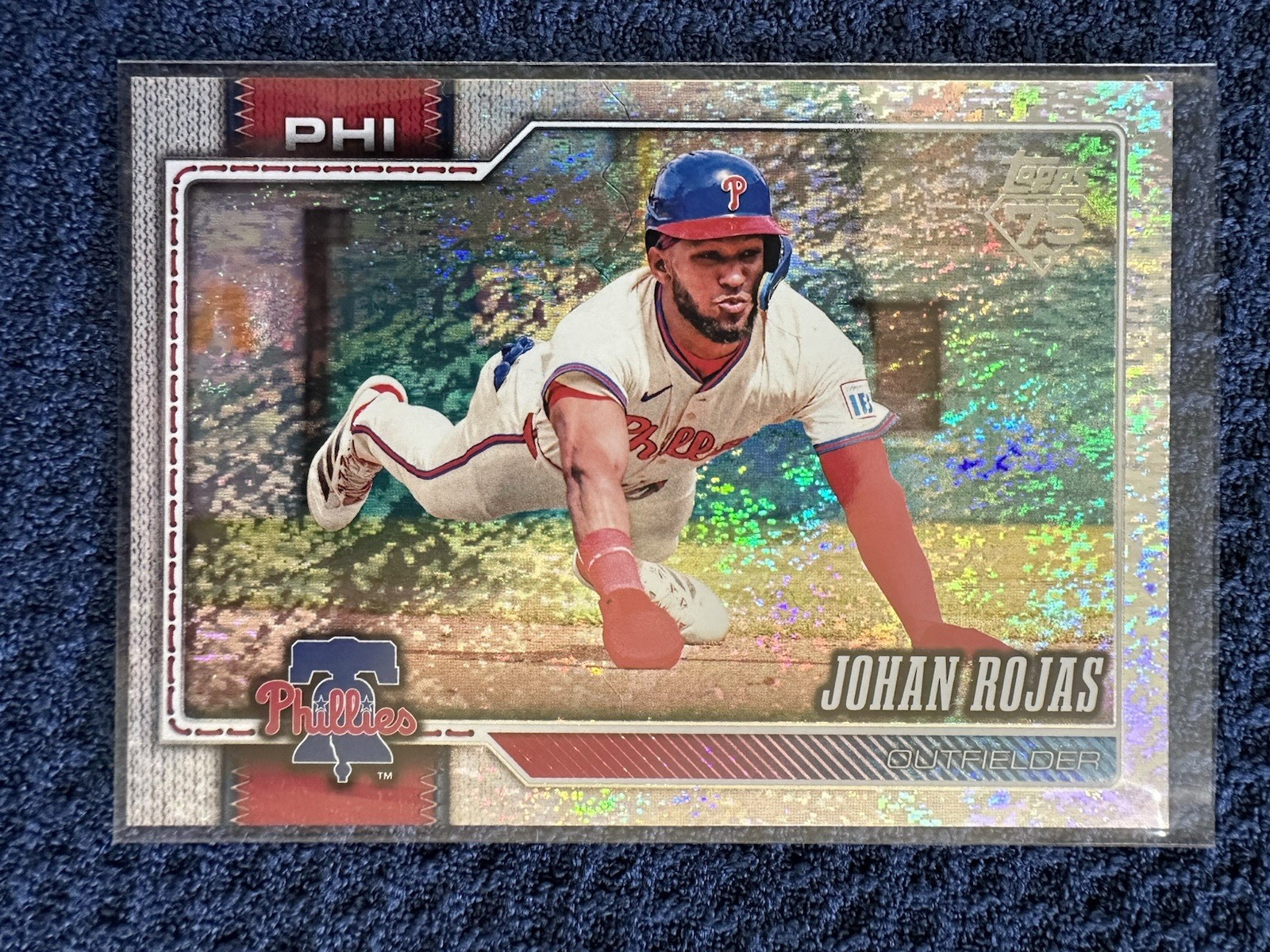 2026 Topps Series 2 - Johan Rojas Holo Foil #637 Phillies