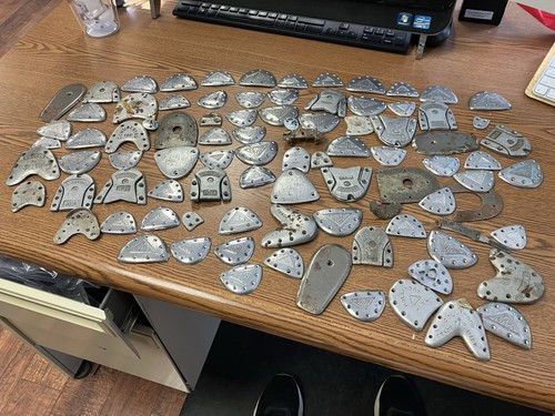 LOT of 80+ (3.5 lbs) of Vintage Dance Taps Dolliwood Marbo Selva Continental GEM