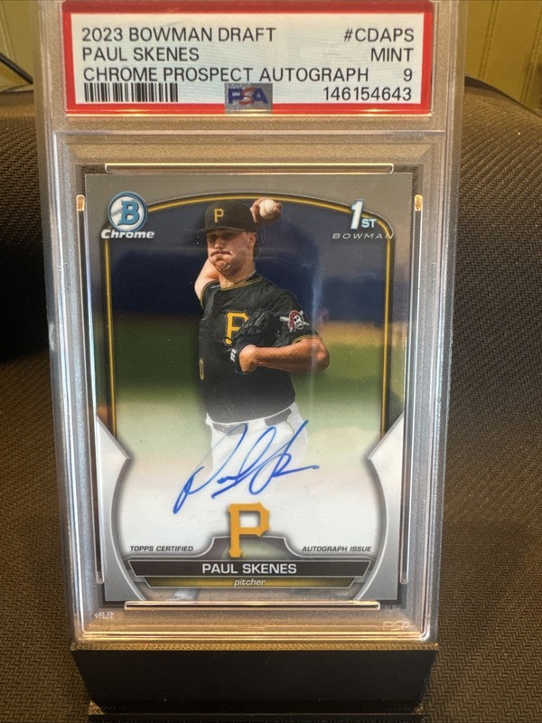 2023 Bowman Draft - Chrome Prospect Autographs Paul Skenes #CDA-PS (AU, RC)