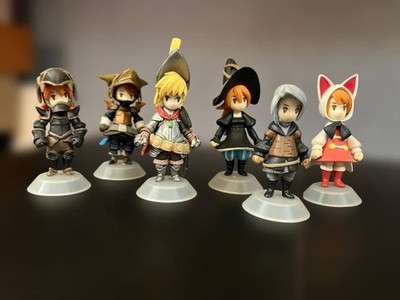 Final Fantasy 3 Trading Arts Mini Job Figure Set (6 Figures Final Fantasy 3 Trading Arts Mini Job Figure Set (6 Figures