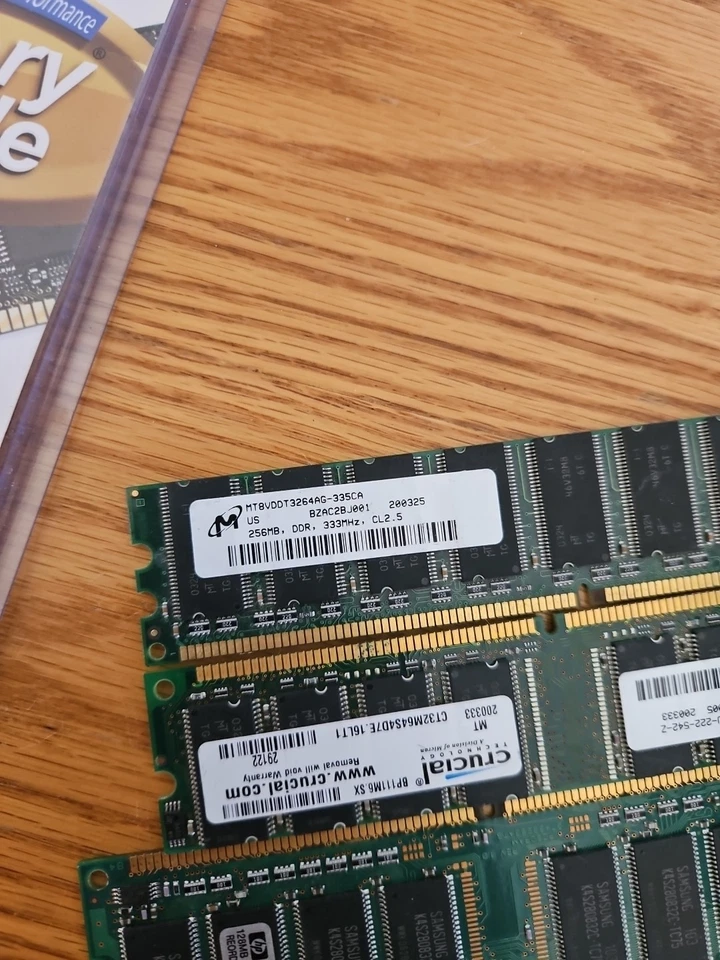 Lot Of 7 Ram 1gb Please Read - Image 2 of 4