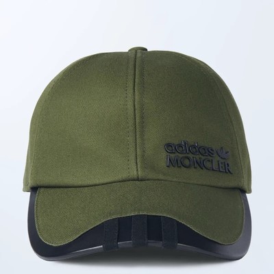 Adidas x Moncler Gabardine Baseball Cap / Hat 'Khaki Green' - Size