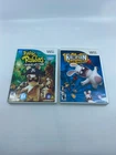 Wii Raving Rabbids Travel in Time & Rayman Game TESTED & WORKING CIB Complete