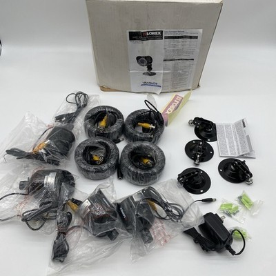 Lorex SR+ AIS Color IR camera - MC7662 model - New, Open Box of 4 w/ cables