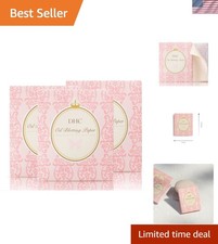 100 Sheets of Blotting Paper - Convenient 3-Pack, Perfect for Touch-Ups Anytime