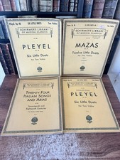 Lot of Schirmer's Library of Musical Classics