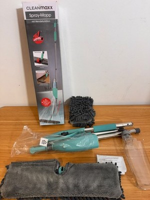 CLEANmaxx Spray Mopp mit Wendefunktion Sprühwischer Bodenwischer Wassertank OVP